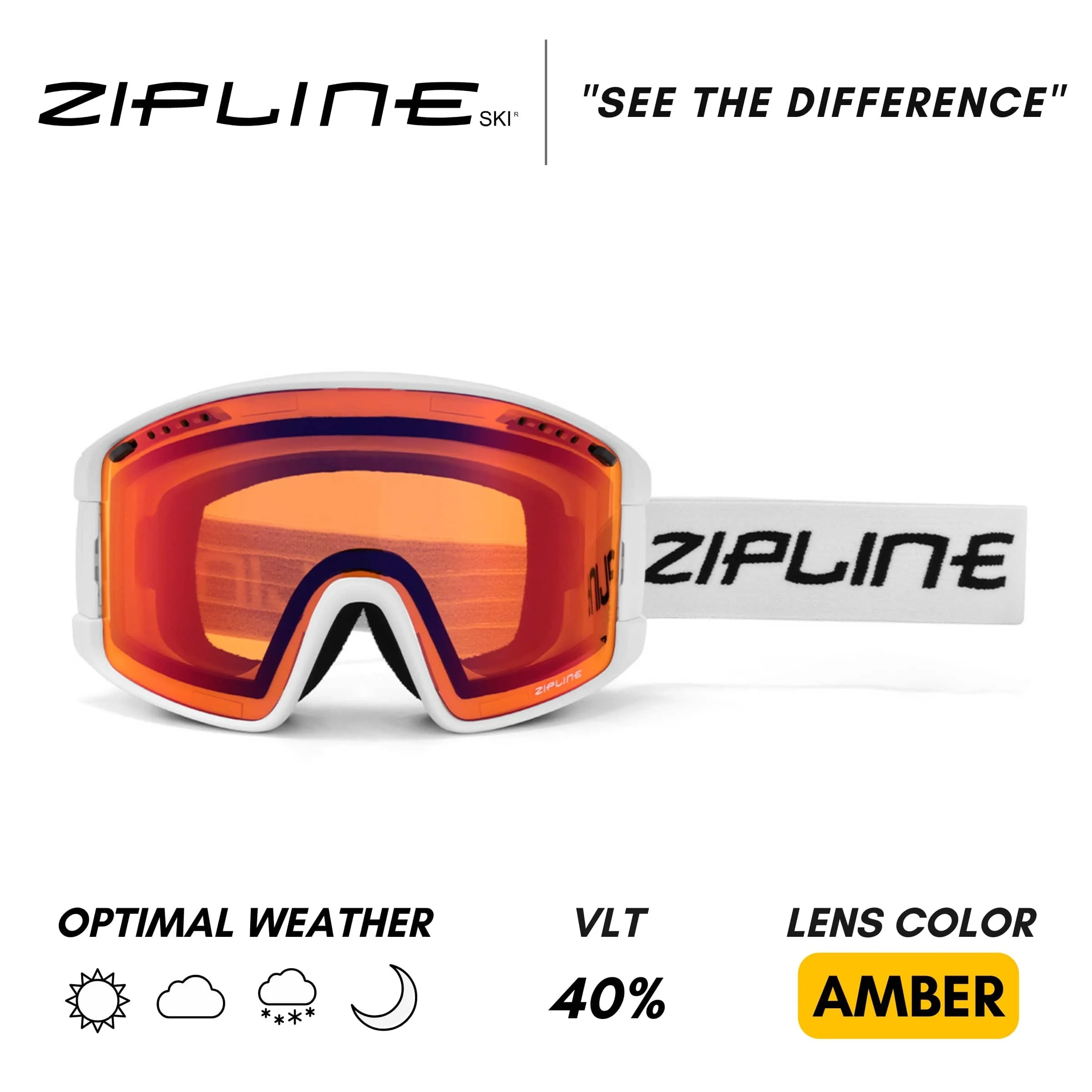 Podium XT Replacement Lens Only — Zipline Ski